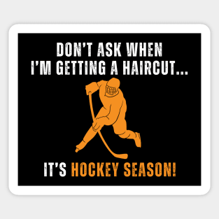 Funny Hockey Season Sticker